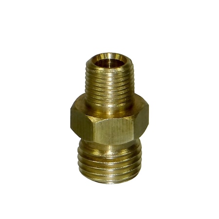 Bedford Precision Parts Bedford Precision Brass Nipple 1/8in NPT x 1/4in NPS for DeVilbiss 12-227